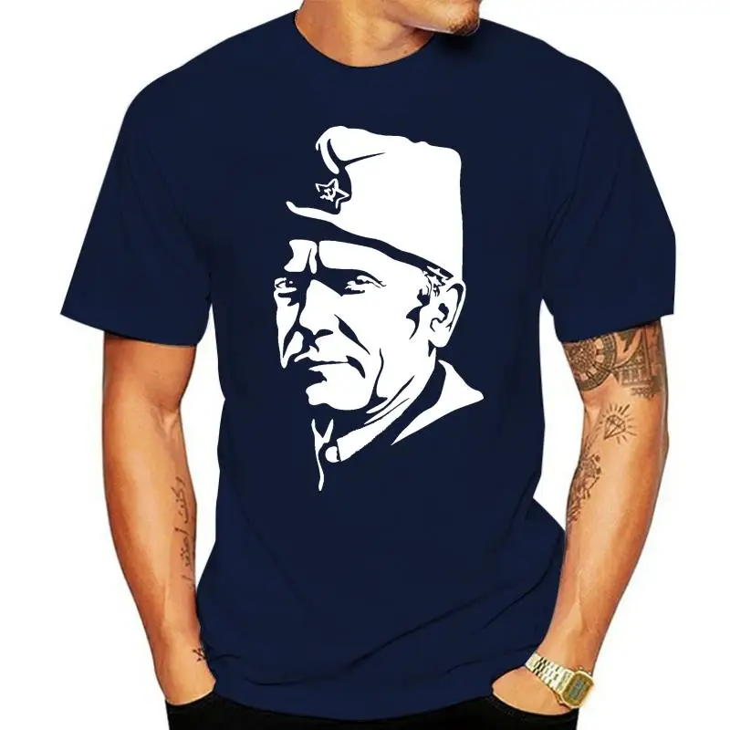 2022 New Tshirt Men Creative Man Short Sleeve Josip Broz Tito Serbia Yugoslavia Partisans Balkans Jugoslavija Jugo Tee Shirt