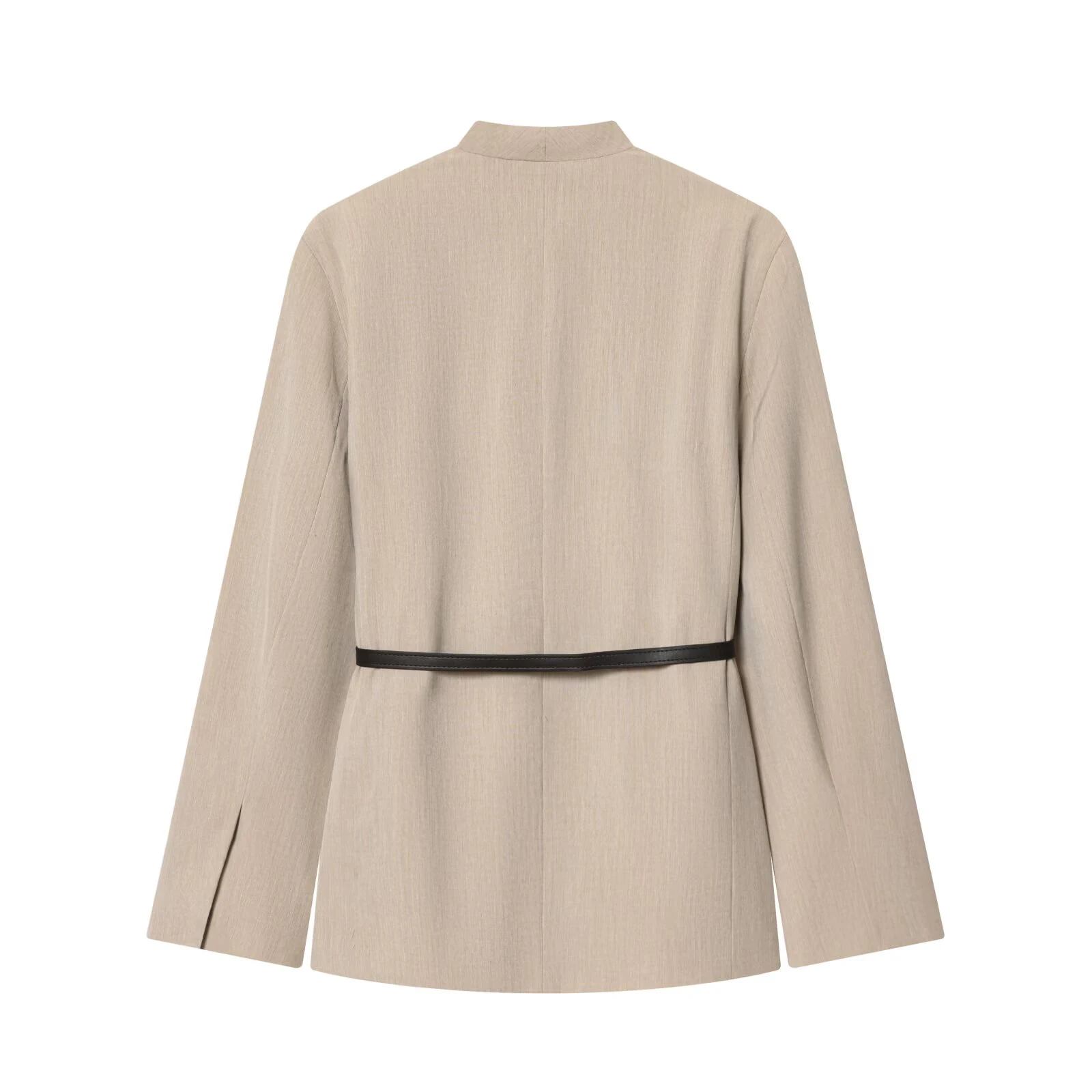 Spring new women's clothing with a casual style warm and intelligent aesthetic paired with a belt and suit jacket
