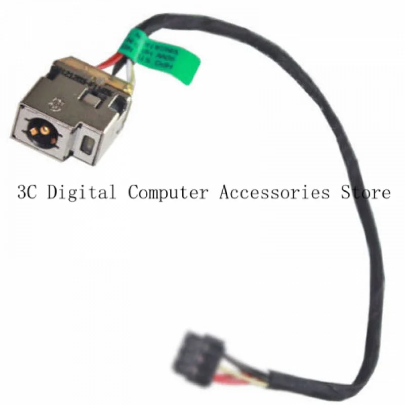 AC DC power jack port cable harness for HP Sleekbook 15-b000 15-b100 701682-001