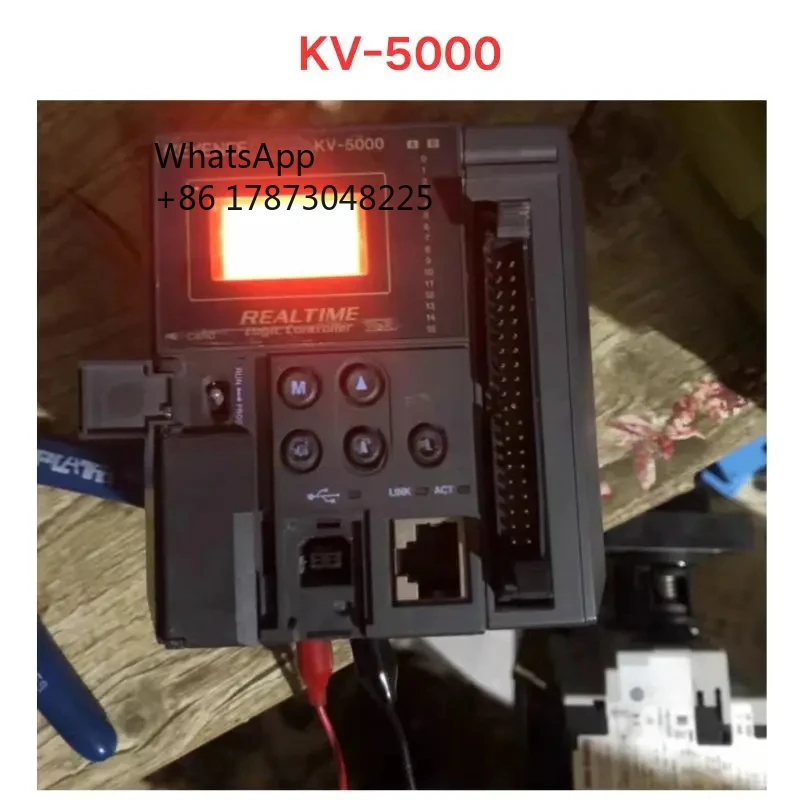 Controlador programable KV-5000 usado Prueba funcional OK
