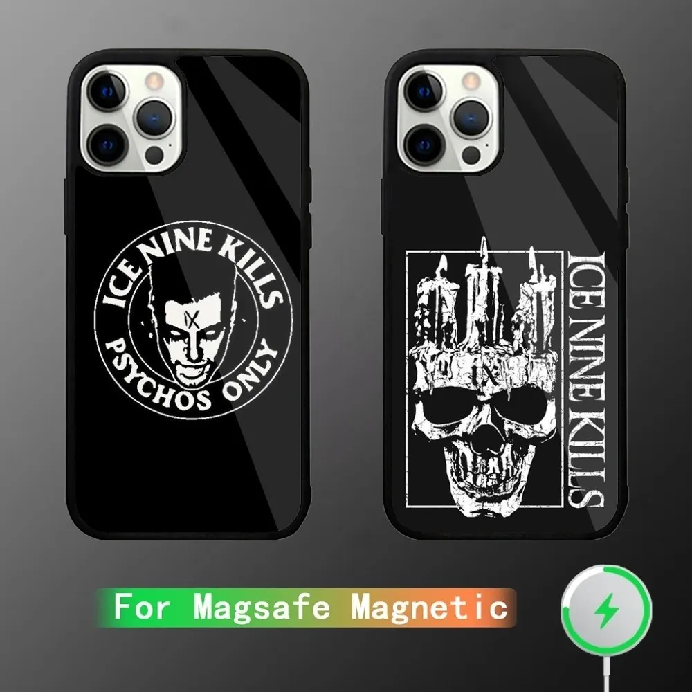 I-Ice Nine Kills Band Phone Case For iPhone 15,14,13,12,11,Plus,Pro,Max Mini Magsafe Magnetic Wireless Charging