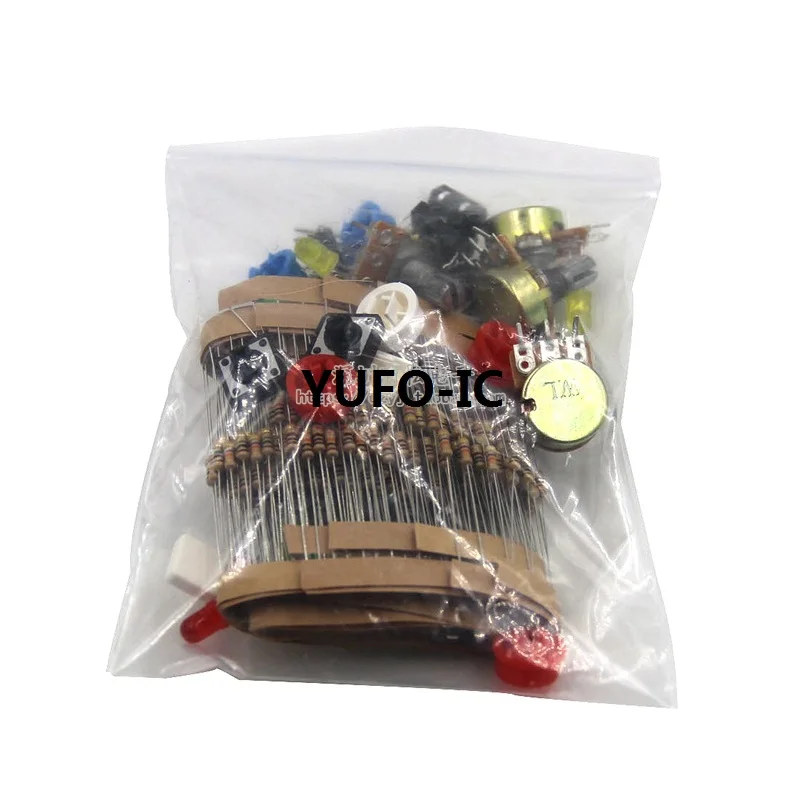 WTH148 Potentiometer Component Kit Parts Assorted Set Pack Super Electronic Component Kits Normal Parts Carbon Film Resistor LED