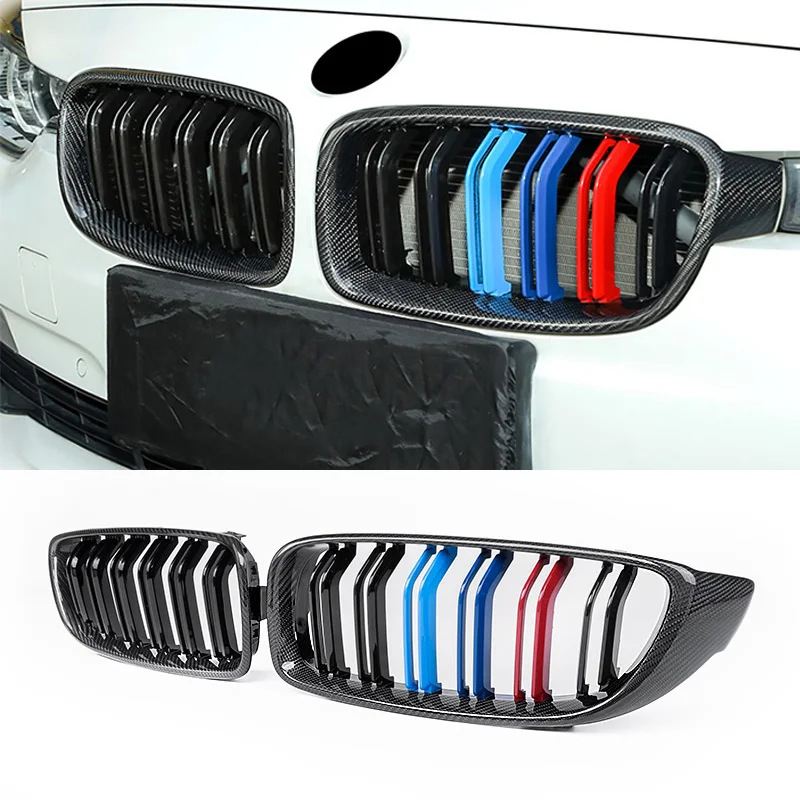 

For BMW 3 4 Series 3GT F34 F30 F31 F36 F32 F33 F36 2PCS Front Double Pole Sport Radiator Grille Air Grille Kidney Grille Set