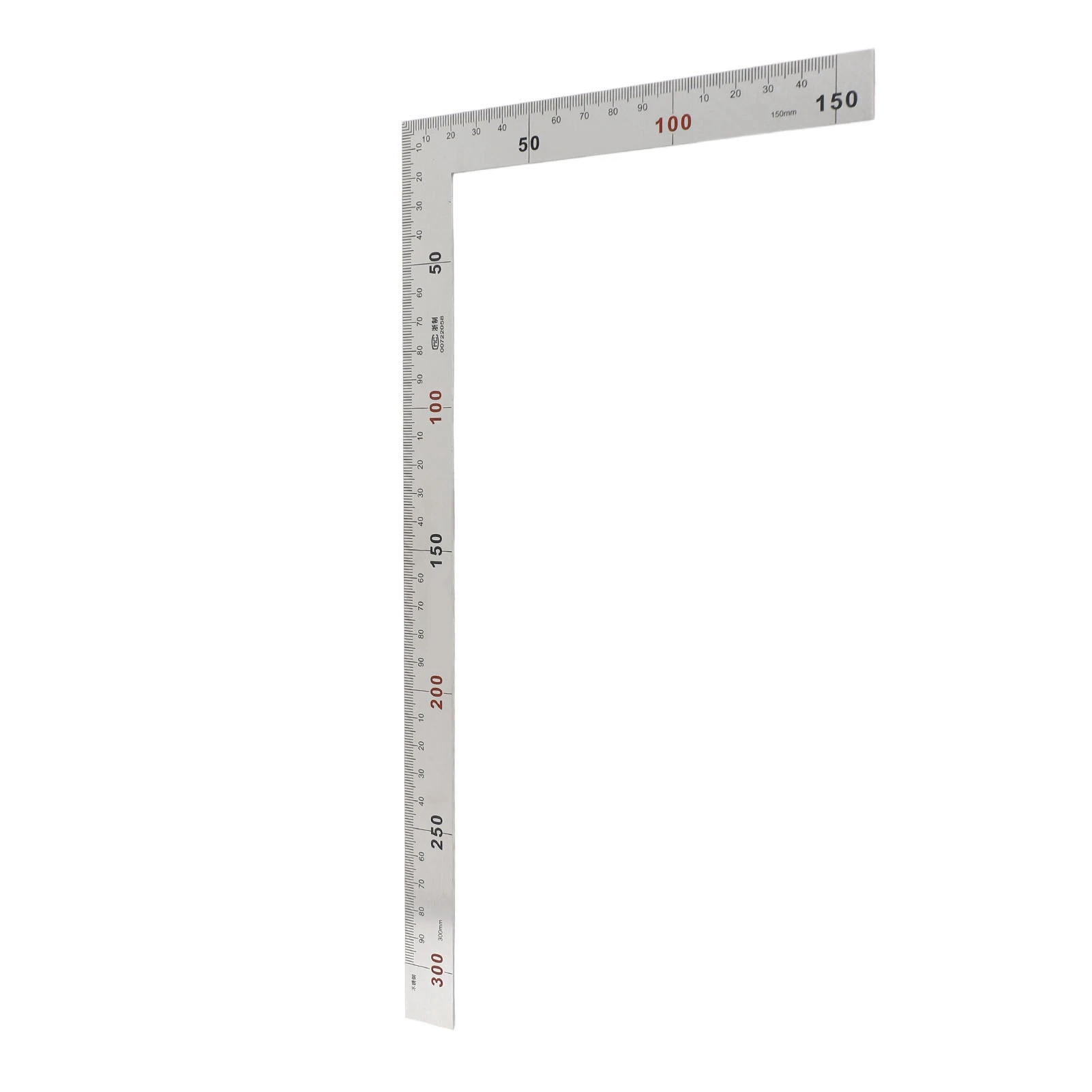 Durable High Precision Stainless Steel 90 Degree Right Protractor Angle Ruler Metal Square Tool Clear Scale Accurate Measurement