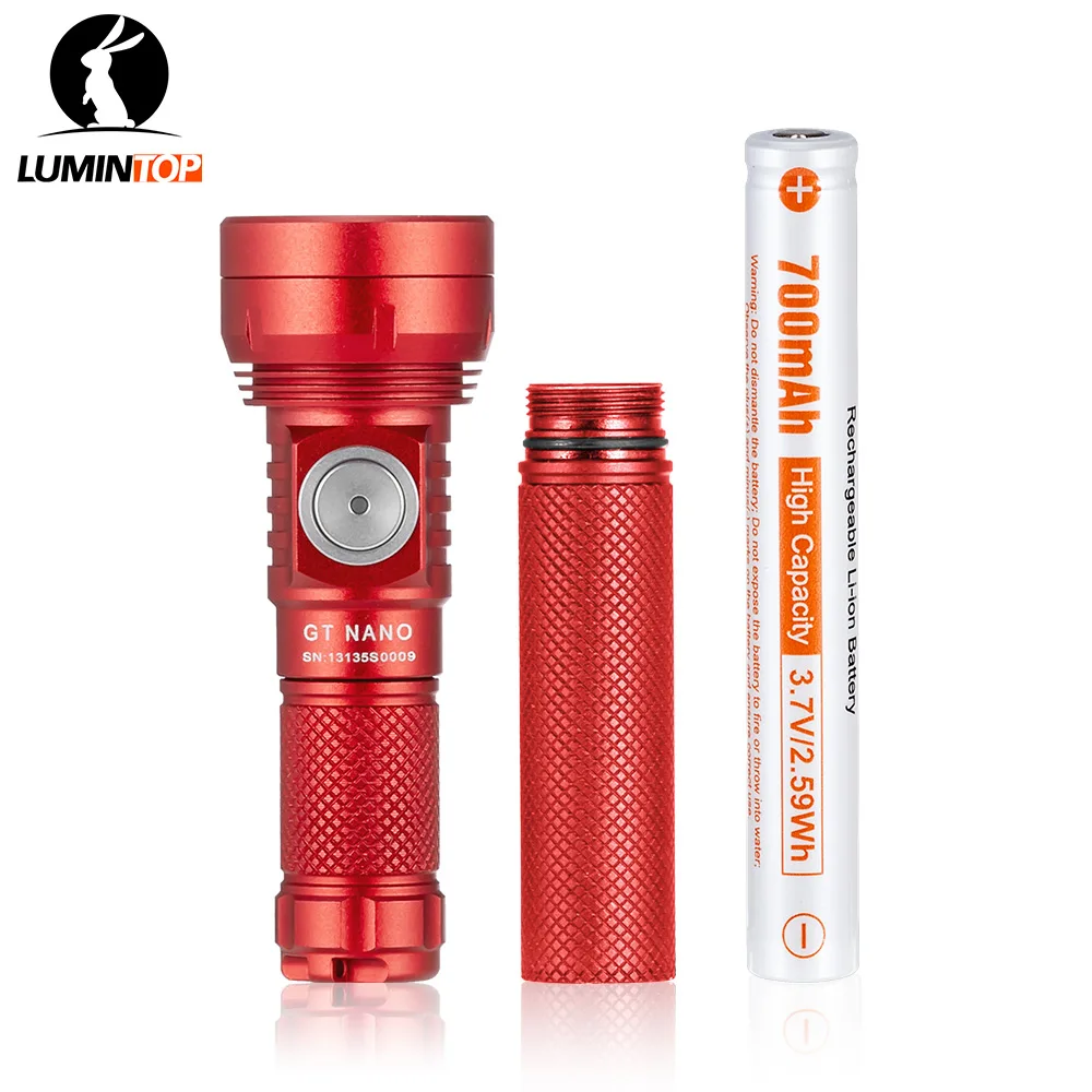 USB タイプ C 充電式懐中電灯 Lumintop GT NANO V3.0 10300 320mah