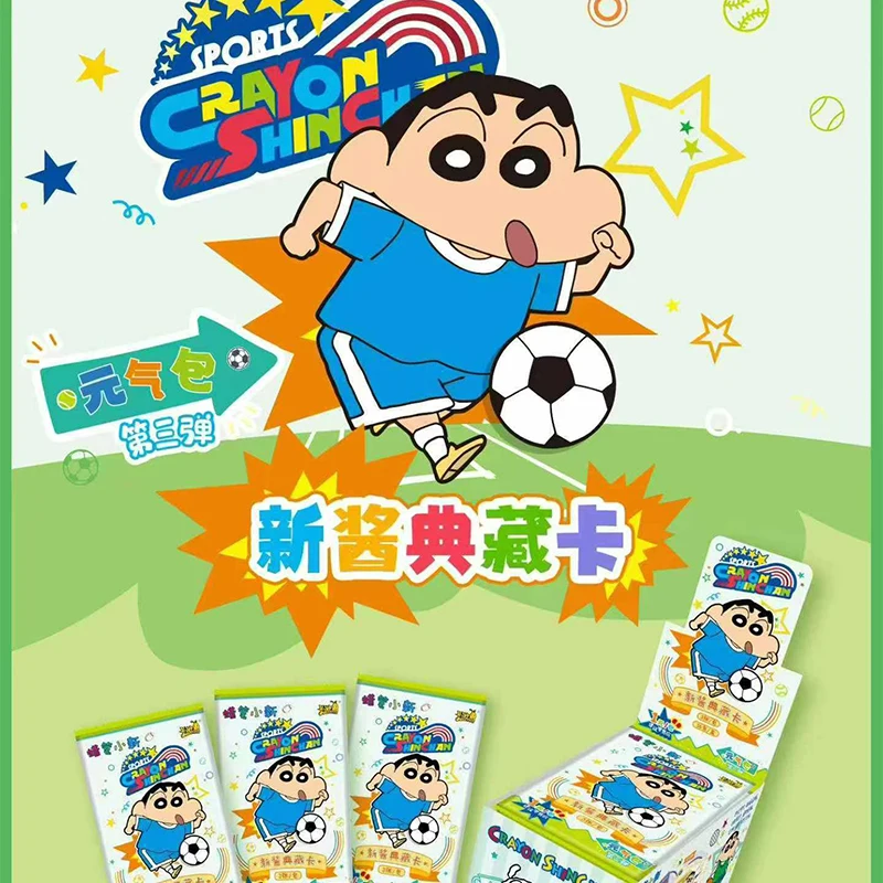 Kayou Crayon Shin-chan Xinjiang Collection Card Vitality Pack Vol.3 Official Genuine Anime Trading Cards Collectible Game Cards