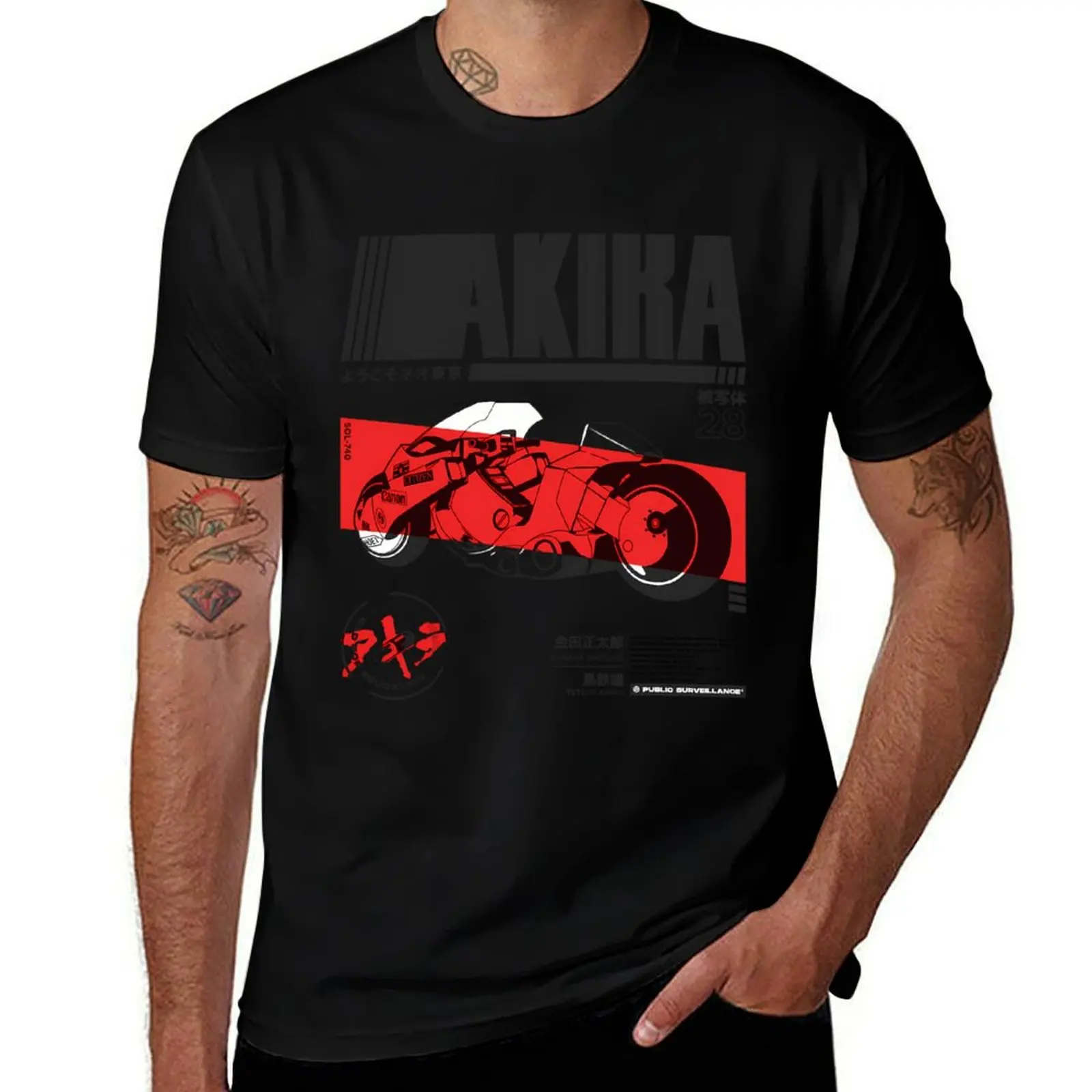 

Tetsuo T-Shirt cotton t shirt man anime t shirts oversize