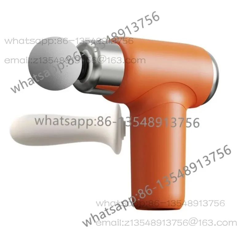 Extended Head Fascia Gun Girls Sports Mini Portable Rechargeable Fitness Massager Factory Direct Sales