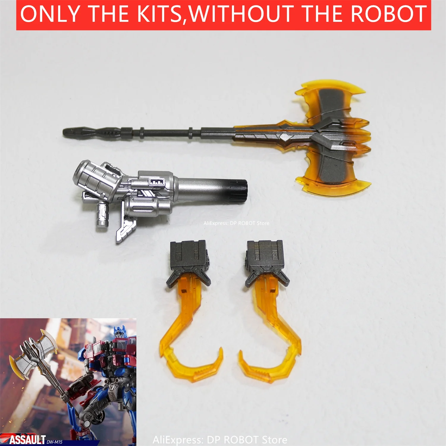 DR.WU Big Gun Double Hook Upgrade Kit For SS05 SS32 SS44 OP Commande Figure Accessories