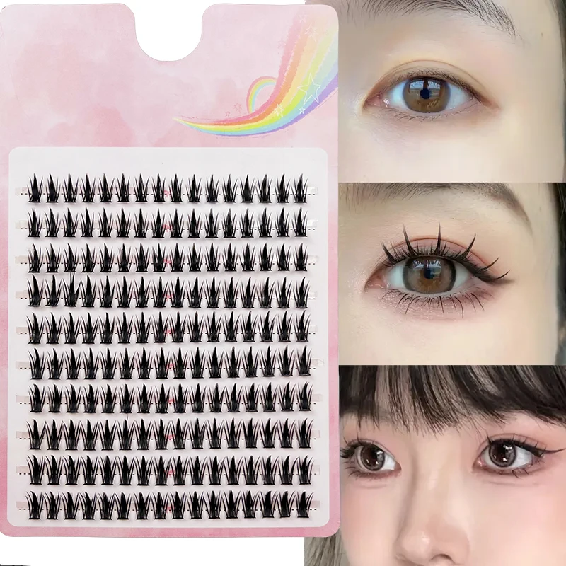 10 sztuk mieszanych sztucznych rzęs, naturalne wzory podkreślające oczy, uniwersalne do codziennych stylizacji makijażu