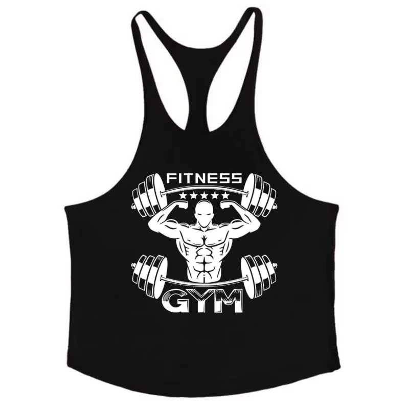 

Men's Y -Back Gym Tank Top -Sleeveless Athletic Vest for Muscle Training, Breathable Undershirt for Workout & Fitness Activities