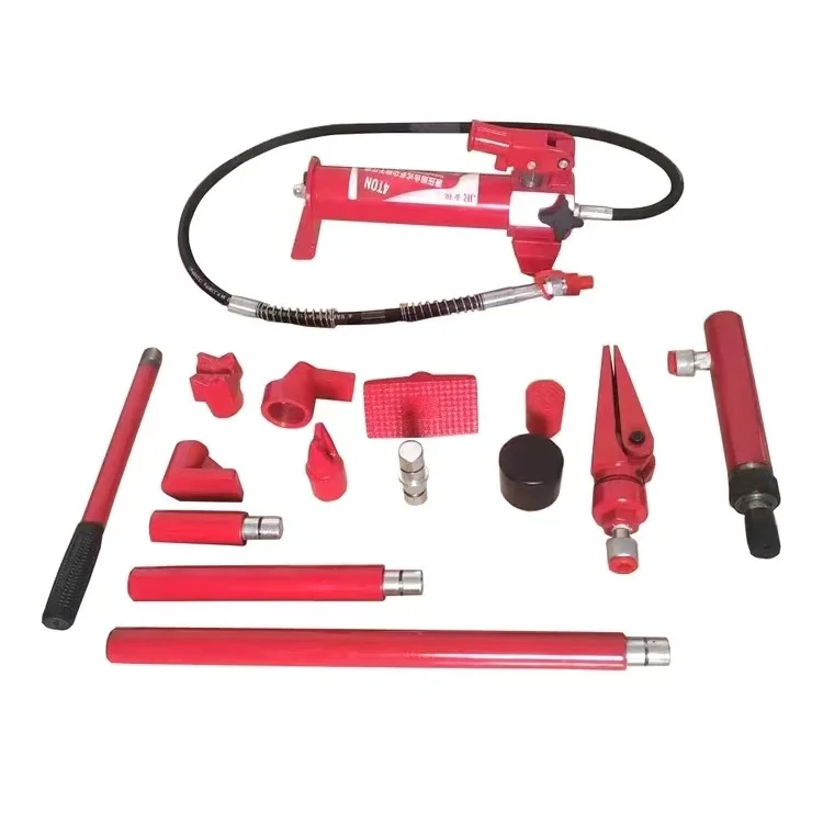 4 Ton Hydraulic Frame Repair Kit Multi-Function Auto Repair Tool car body jack kit Cylinder Ram Jack