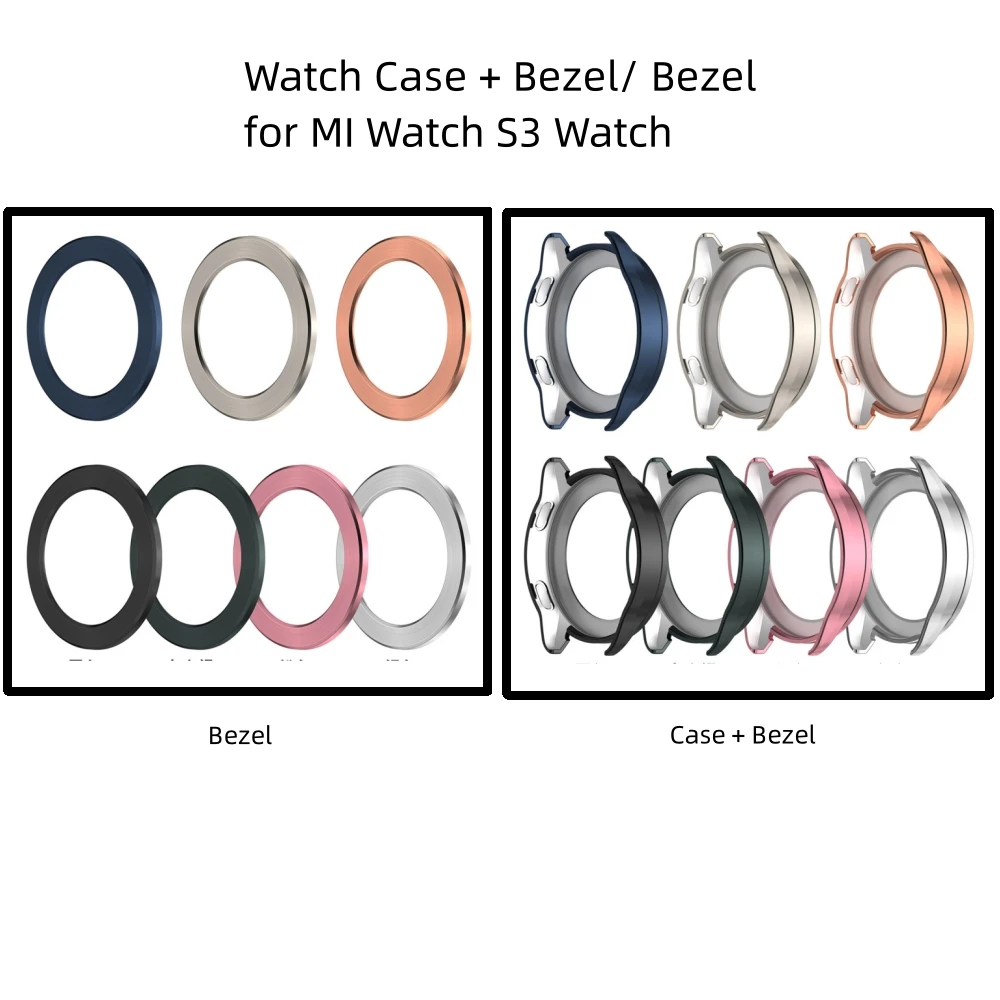 Watch Case + Bezel/ Bezel for MI Watch S3 Watch Replacement Accessories