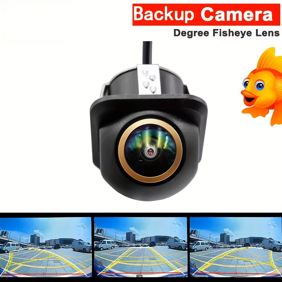 HD-Nachtsicht-Rückfahrkamera mit Intelligenten Lenklinien, Fischaugen-Rückfahrkamera, Weitwinkel für SUV und Pickup