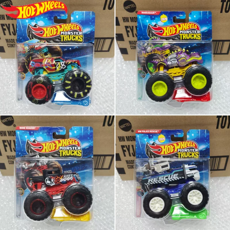

Hot Wheels 2026 FYJ44 26B Monster Trucks Serise Model Cars Off Road Climbing Beach Toy Car Collection Surprise Toys Cars