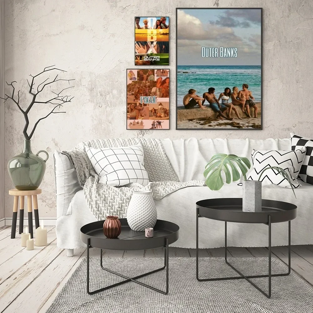 1pc 2023 New TV Show Good Quality Prints and Posters O-Outer Banks Vintage Room Home Bar Cafe Decor Aesthetic Art Wall Painting