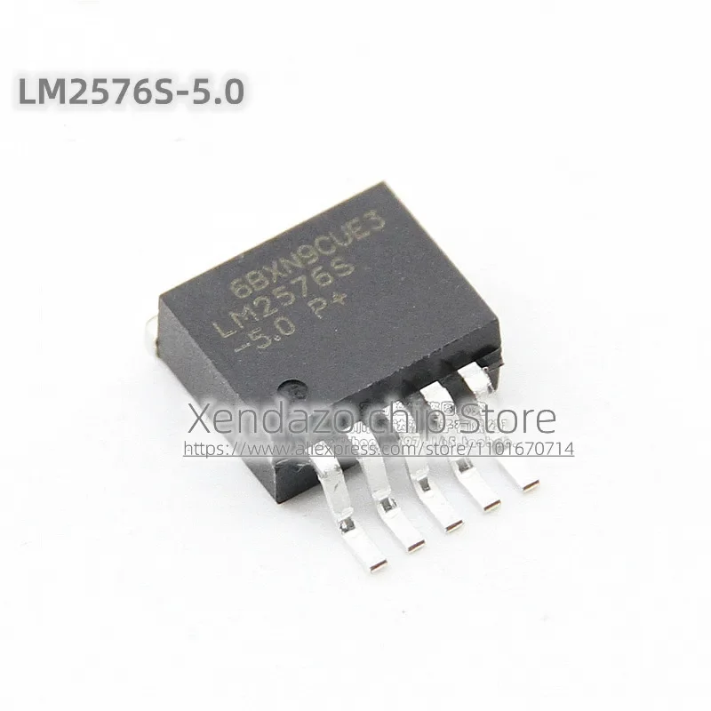 5pcs/lot LM2576S-5.0 LM2576S TO-263-5 package 5V/3A DC-DC Voltage stabilizer chip