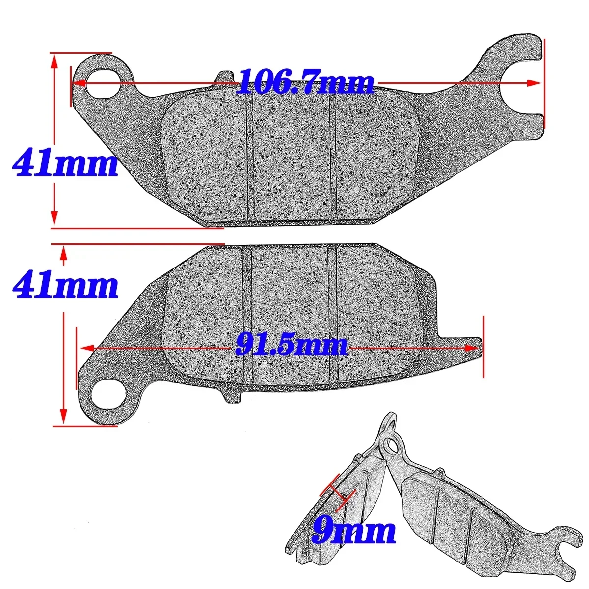 Xcmt-オートバイのフロントおよびリアブレーキパッドキット、ホンダモンキー125 2019 2020 2021 2022、cbr125 cbr125r 3-10 cbr150 cbr150r 00-10