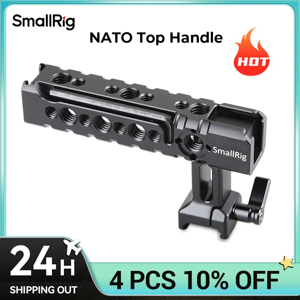 SmallRig DSLR Camera Top handle grip Camcorder Stabilizing NATO Handle Quick Release for A6500 for BMPCC 4K 6K Cage 1955