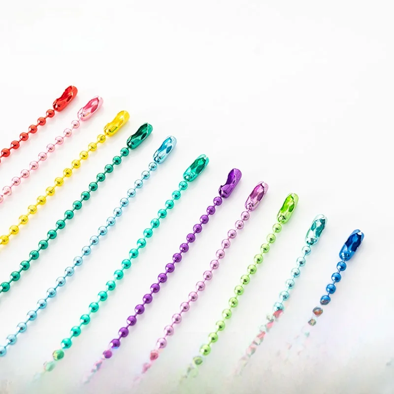 

0 штук, 524 мм, цепочки-бусины с эффектом электролизной волны, брелоки, для самостоятельного изготовления украшений, цепочки-волны, аксессуары, подвесные шнуры, синие брелоки для ключей