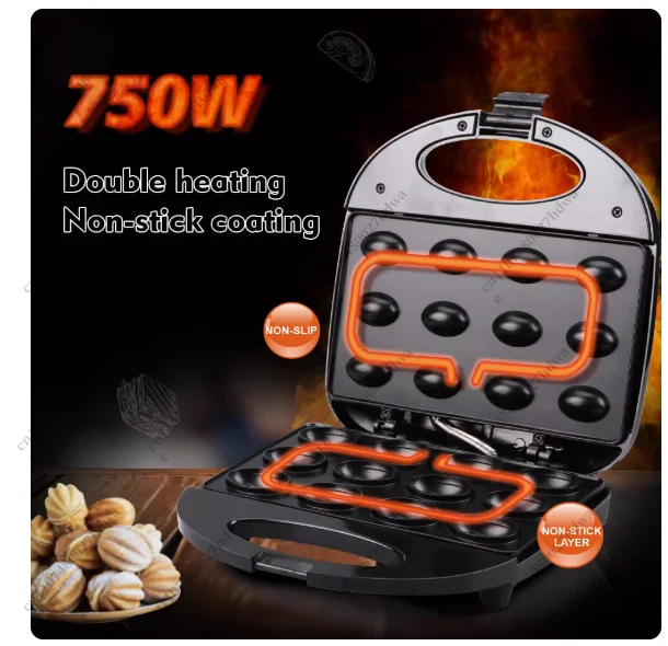 Cookie mold Small nut, peanut, hazelnut, pine nut snack baking machine