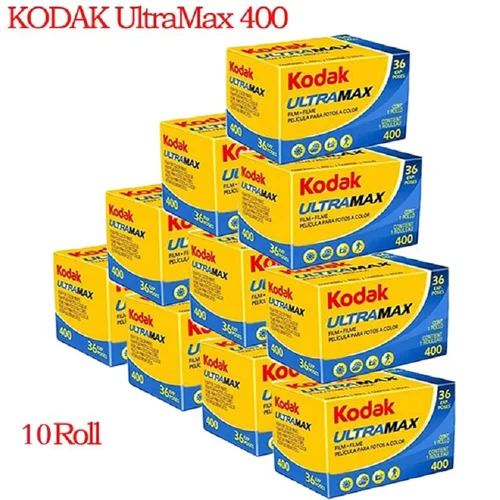 Imagen 1 del producto Kodak UltraMax 400 nueva impresión en Color 135-36 película de 35mm 36 exposiciones 1/2/3/5/10 rollo de papel fotográfico de película Kodak para cámara M35/M38