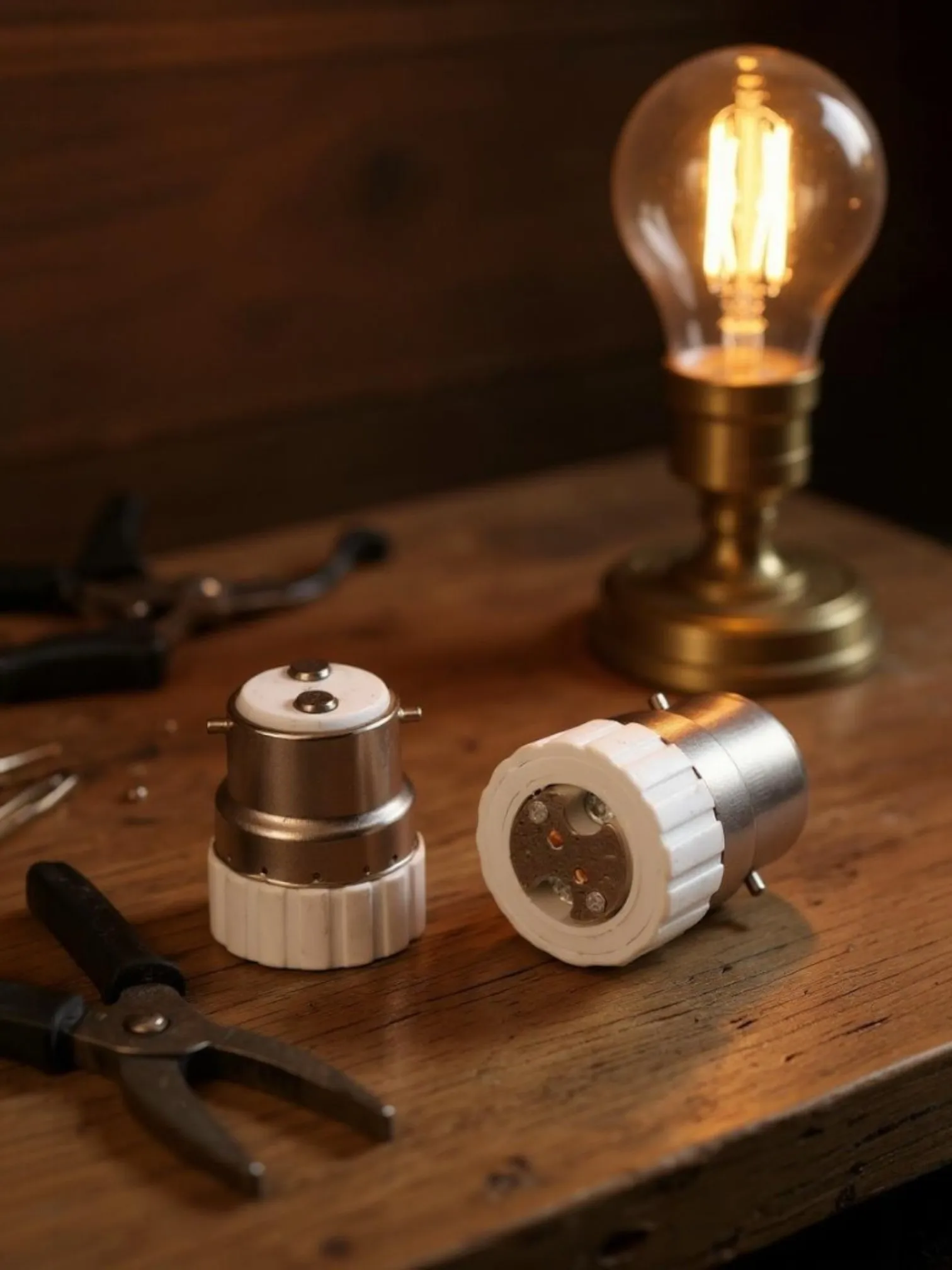 

B22 в MR16 MR11 G4 G6.35 Преобразователи патронов лампы Цоколь лампы Светодиодная лампа Адаптер винтовой цоколь Керамический PBT Огнестойкий