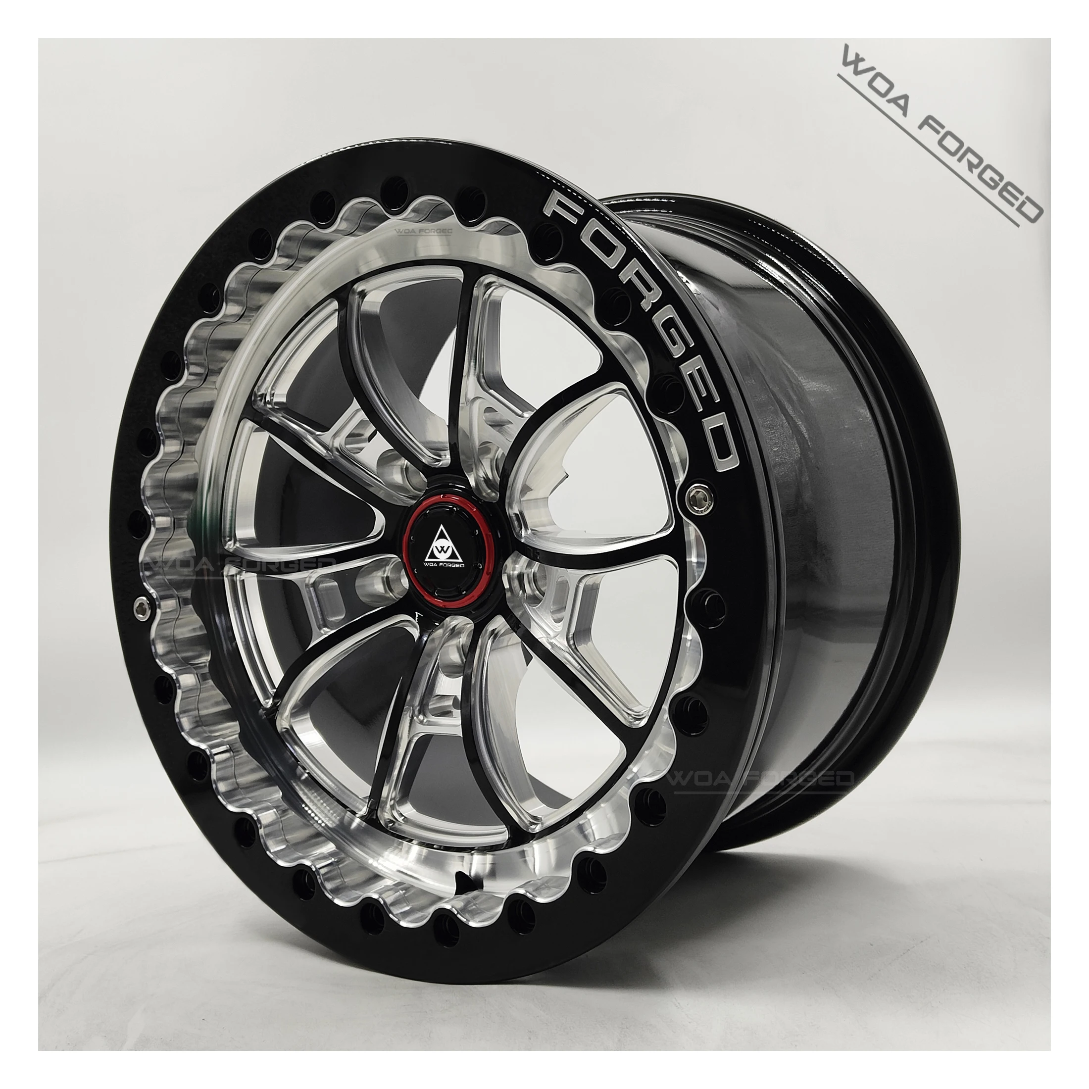 

6061T6 Custom Light Weight ATV/UTV Racing Wheel Rims Deep Dish Carbon Fiber Beadlock Forged Aluminum New Condition Passenger Car