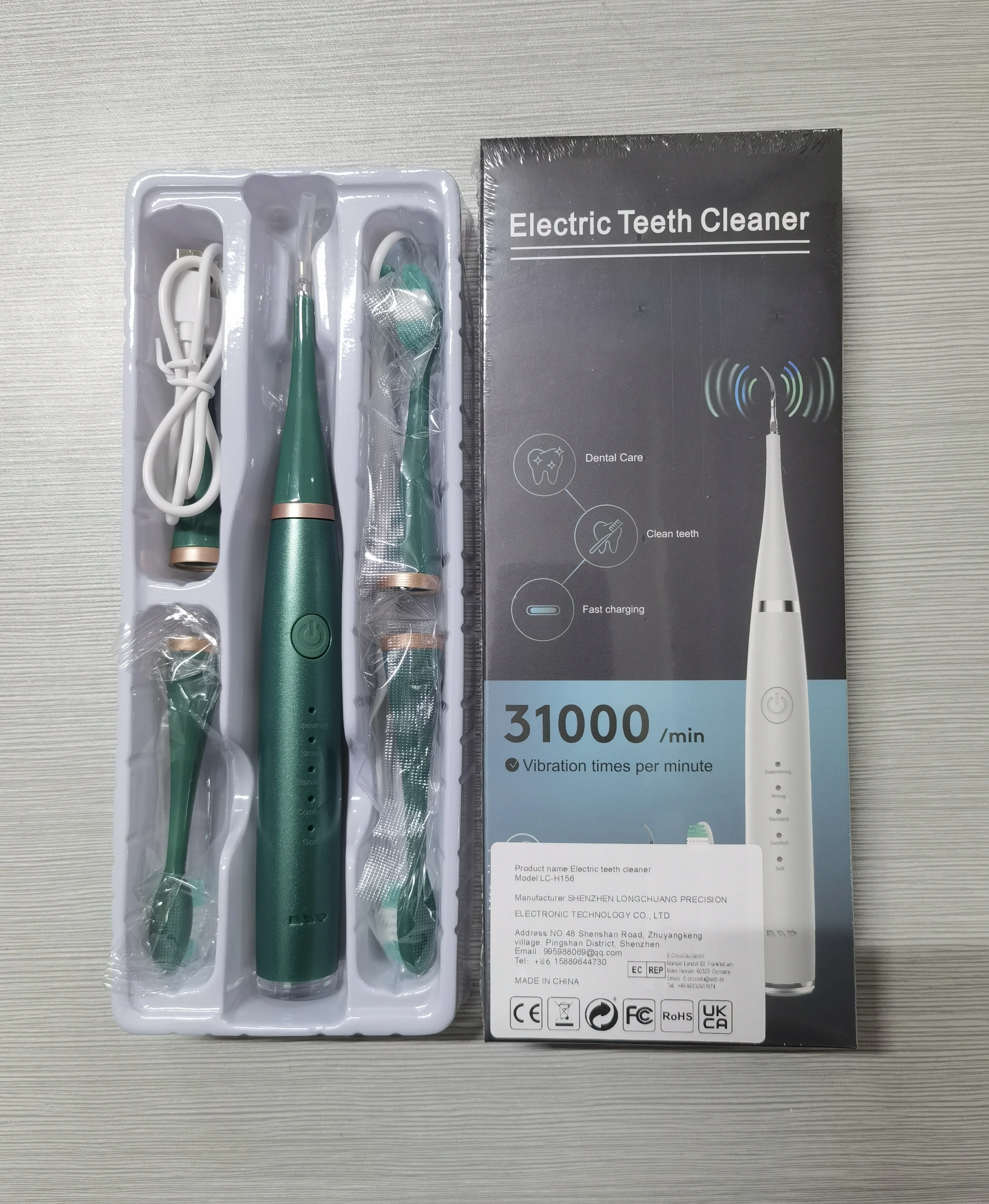 Electric Toothbrush Sonic Dental Teeth Whitening Kit Tooth Whitener Calculus Tartar Remover Tools Cleaner Stain Oral Care