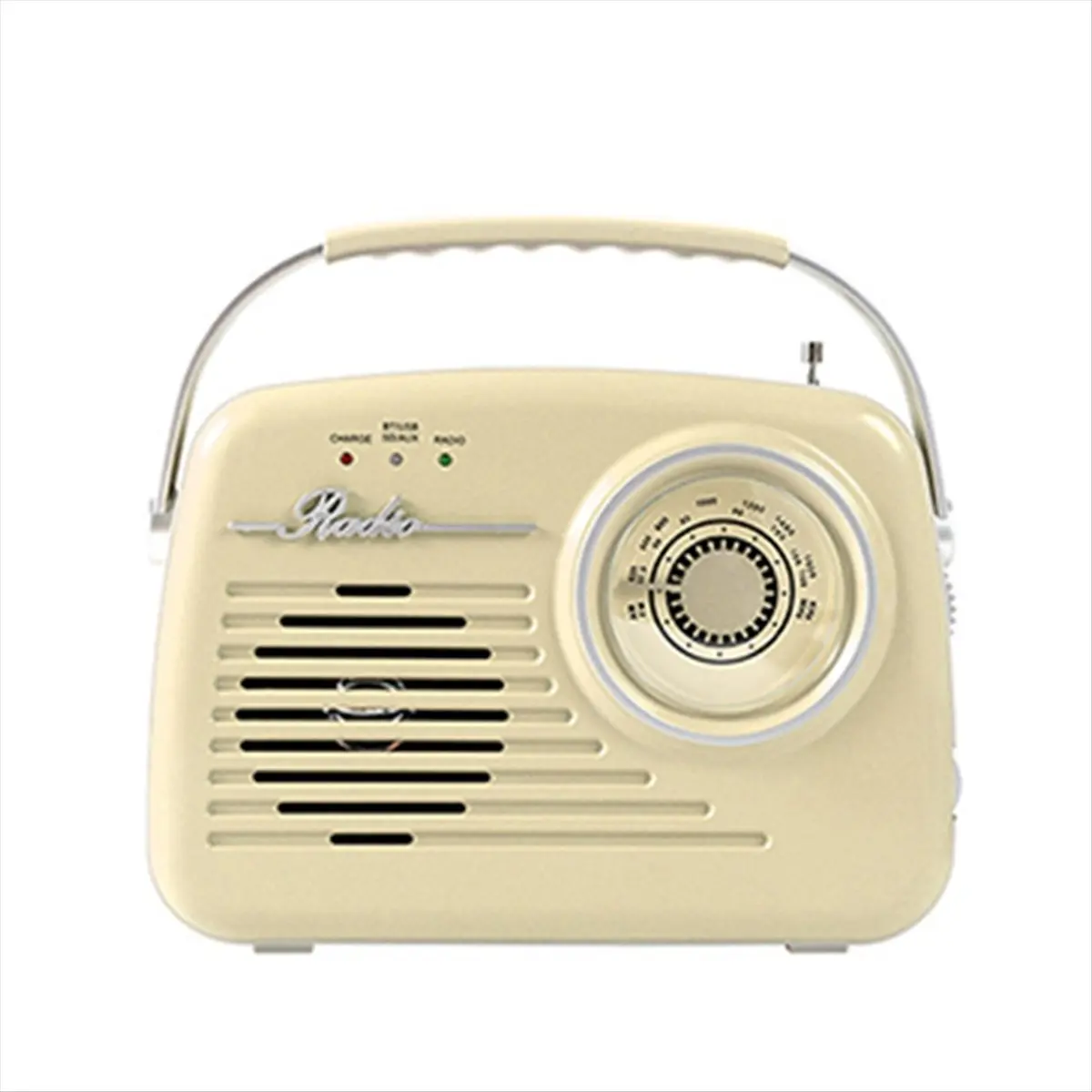 DT1956 Mon.Vintage Multifunctional Bluetooth Radio Retro Design with USB BT SD FM AUX Connectivity Ideal for Home and A