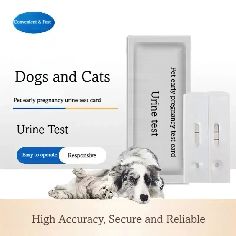 Pet Pregnancy Check Dog And Cat Early Pregnancy Urine Test Card Pet Care Accessories Non Puncture Easy To Use