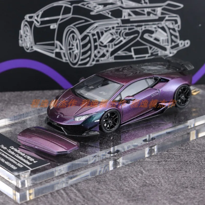 

Выставка Фошань: 1:64 Lamborghini Hurricane LP610-4 литая под давлением модель автомобиля из сплава, коллекция игрушек для мальчиков.