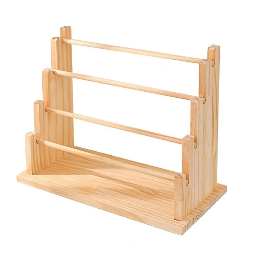 

Wooden Jewelry Rack Rustic Wooden Jewelry Stand with Removable Rod for Bracelet Display Log Design Jewelry for Accessories
