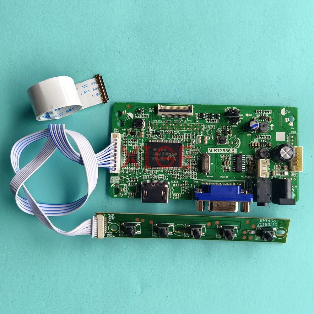 

Drive Controller Board Fit LQ133M1JX20 LQ133M1JW21 LTN133HL05 LTN133HL06 LQ133M1JW02 Screen 1920x1080 30Pin EDP VGA+HDMI Kit DIY