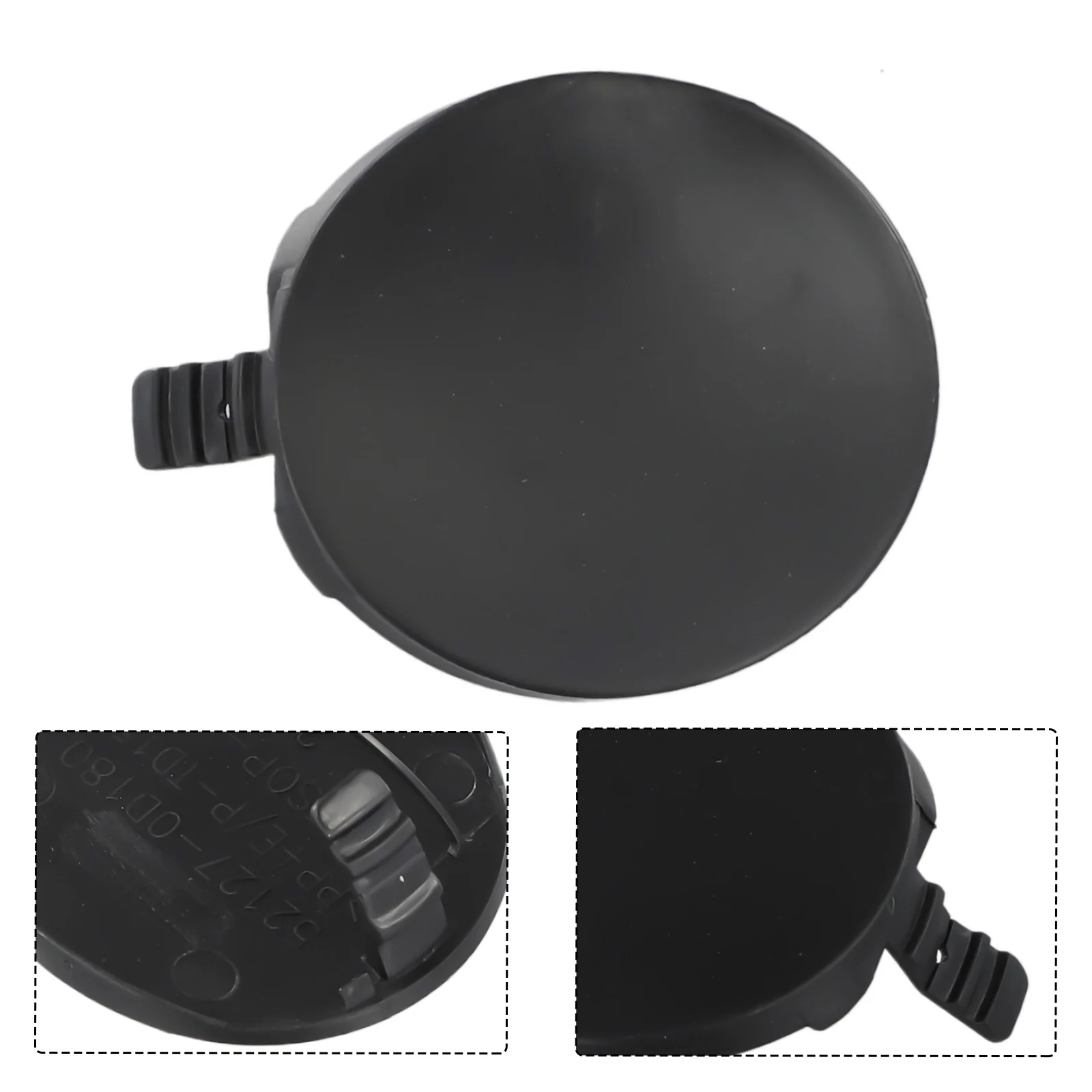 For Toyota For Yaris 4Door Front Bumper Towing Hook Bumper Trailer Cover Bumper Trailer Cover For Toyota Black