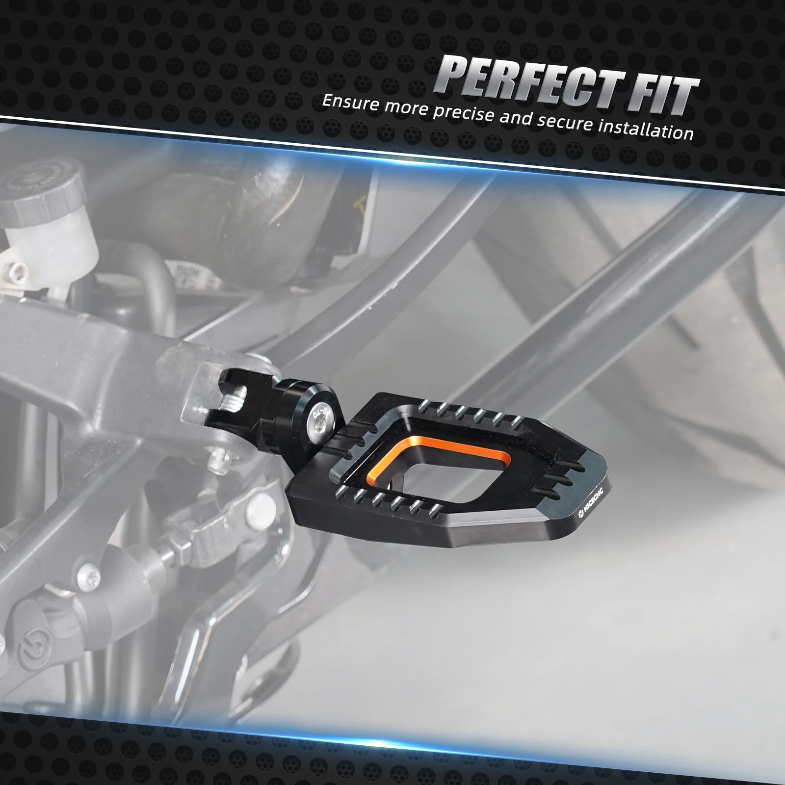 Für Harley Sportster S RH1250 2021–2024, verstellbare Fahrer-Fußrasten, Low Rider ST FXLRST 117 2022–2023, Street Bob FXBBS 114 2021–23 – Detail 8