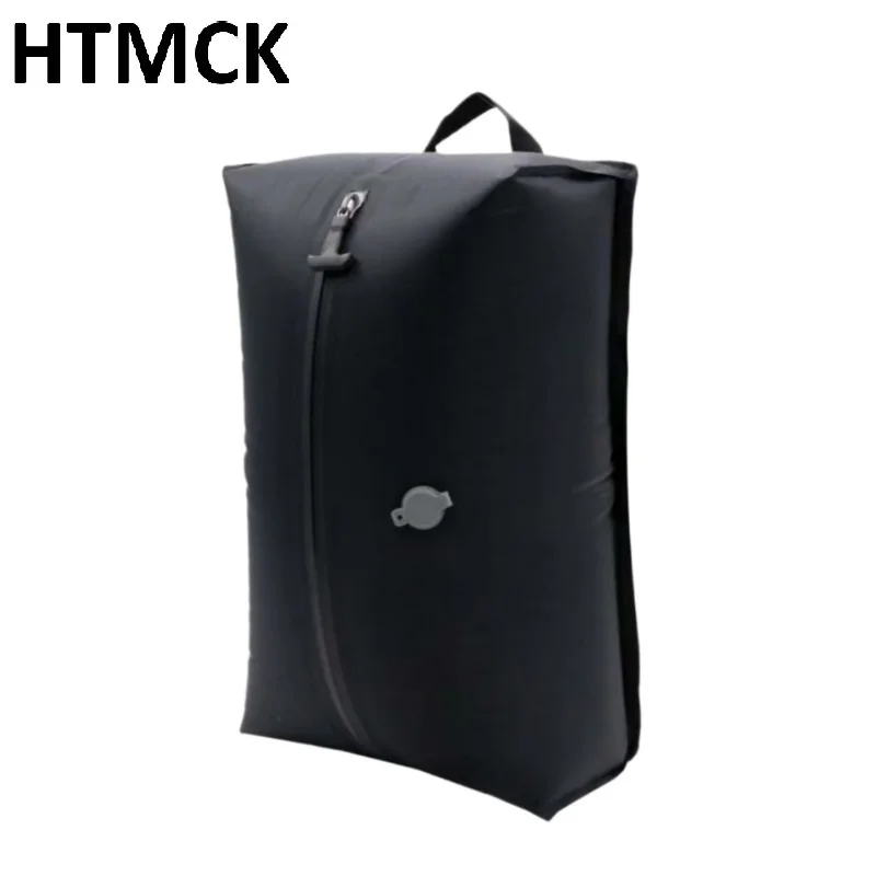 HTMCK Reusable Vacuum Bag with Air Pump for Outdoor Use Compact Storage Bag for Travel And Home Organization