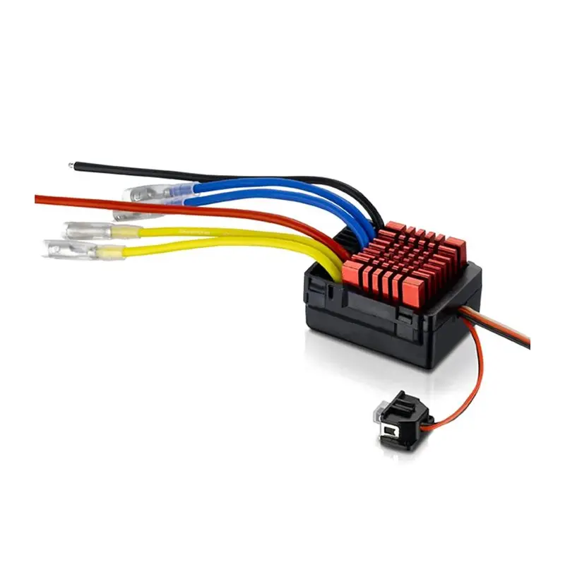 (Flash Sale) For Quicrun WP 880 80A Dual Brushed Waterproof ESC Speed Controller For 1/8 RC Car With Program Card