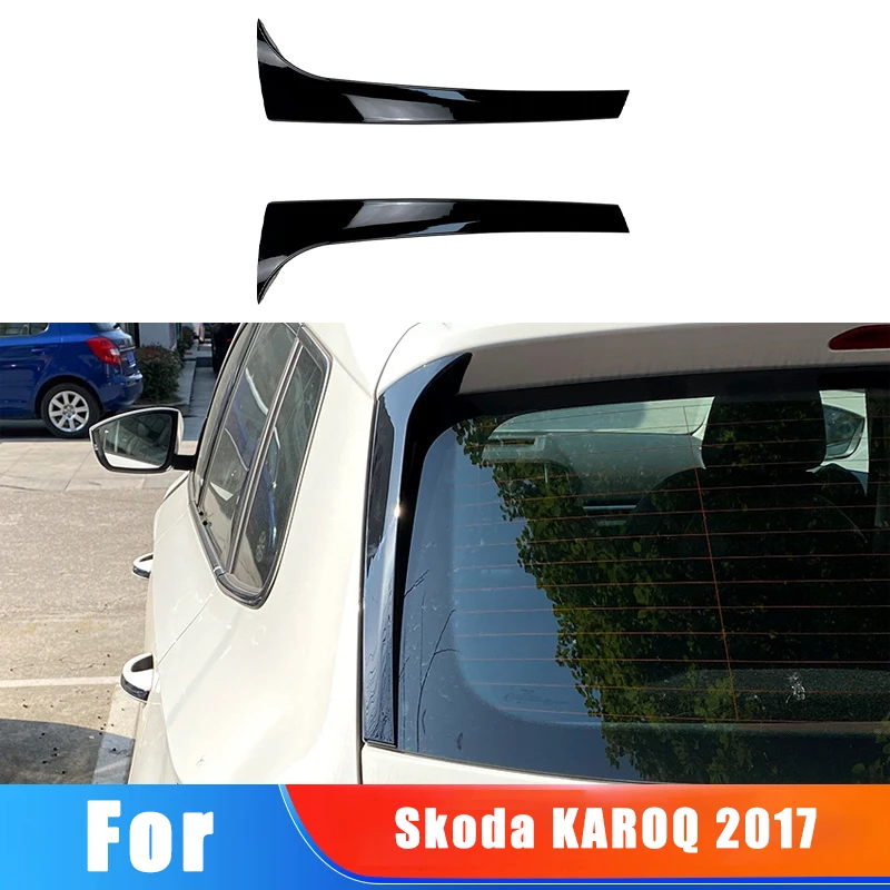 

For Skoda KAROQ 2017 Car Window Trim Lip Spoiler Side Wing Spoiler Car Sticker Decoration Modification Accessories