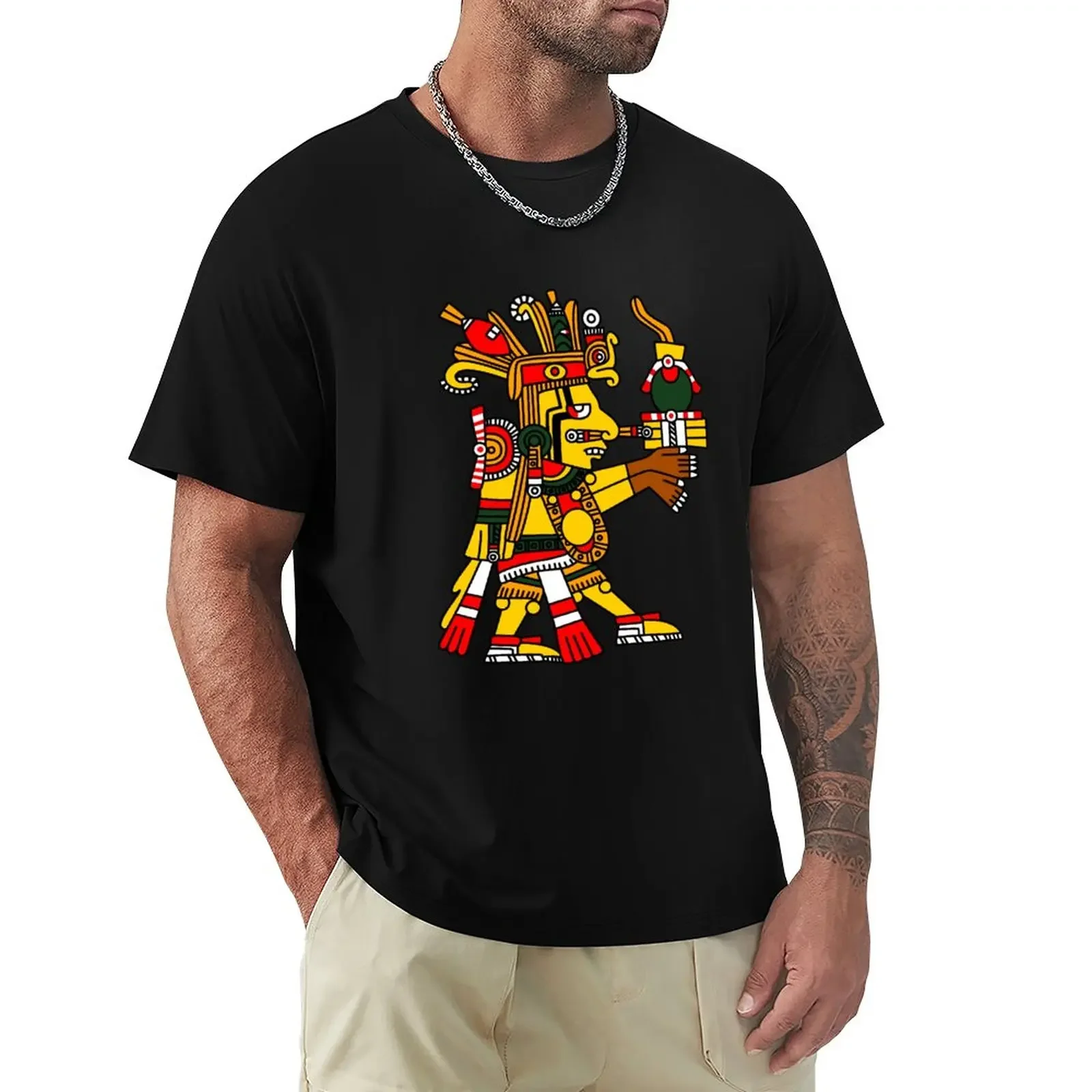 

Aztec Deity Cinteotl, God of Maize, Codex Borgia. T-Shirt plus sizes customs design your own vintage mens graphic t-shirts pack