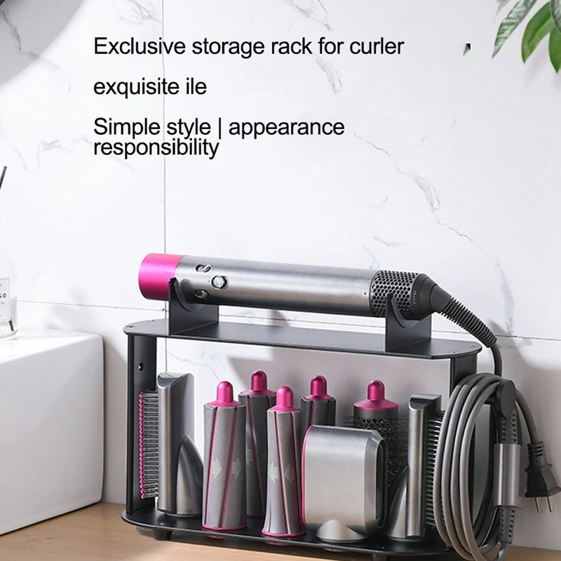 For Dyson Hair Dryer Shelf Storage Stand Hair Curling Storage Hair Curling Bracket Airwrap Storage Rack