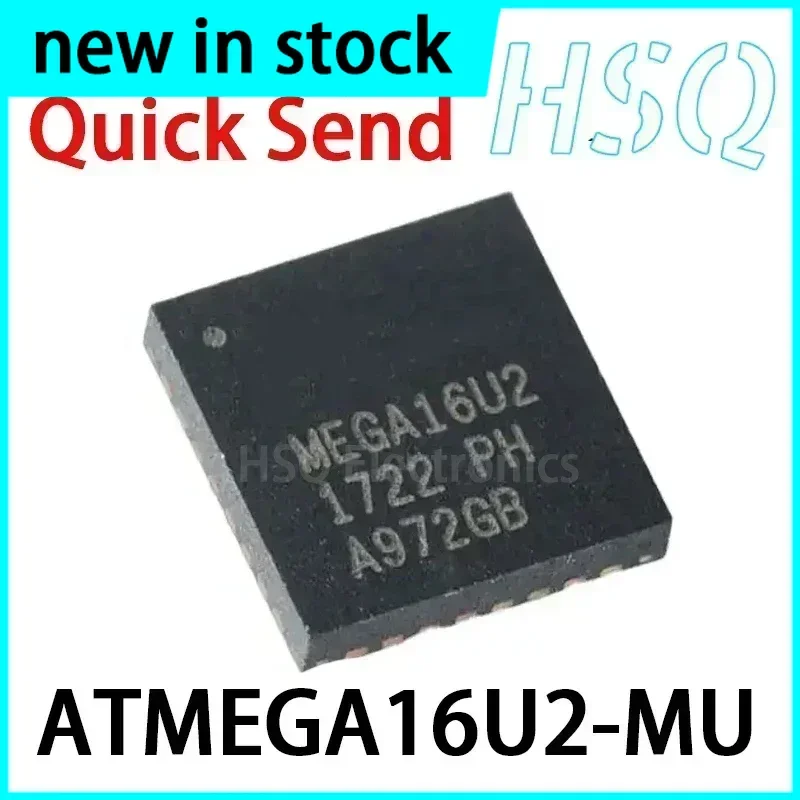 1PCS ATMEGA16U2-MU MEGA16U2 Patch QFN-32 Chip MCU 8 Bit Microcontroller New