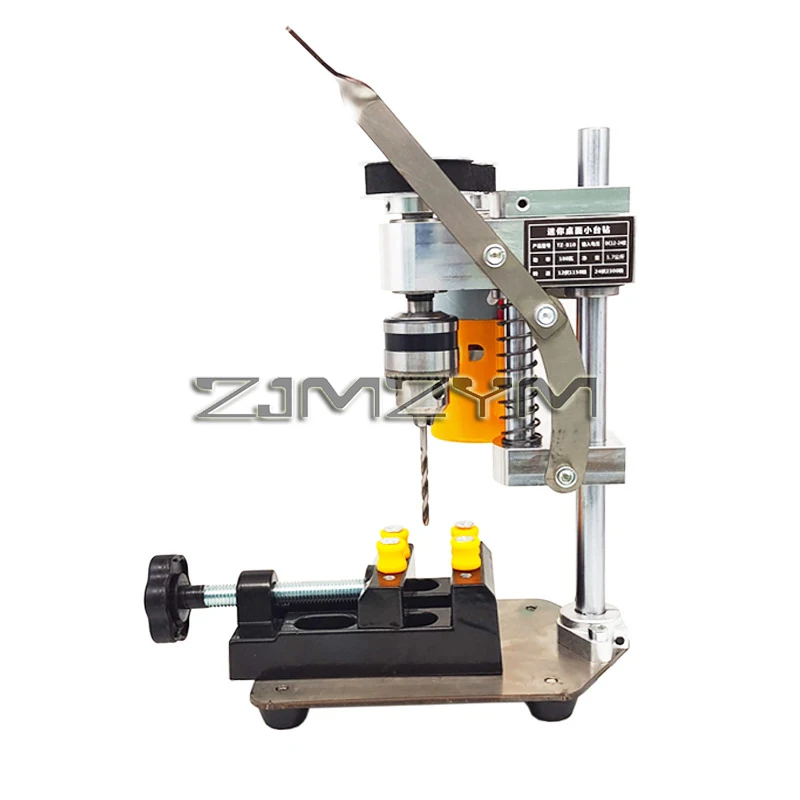 180W High Precision Mini Drill Floor B10 JT0  B12 Drill Chuck Electric Bench Drill Tapping Machine Wood Metal Drilling Machine