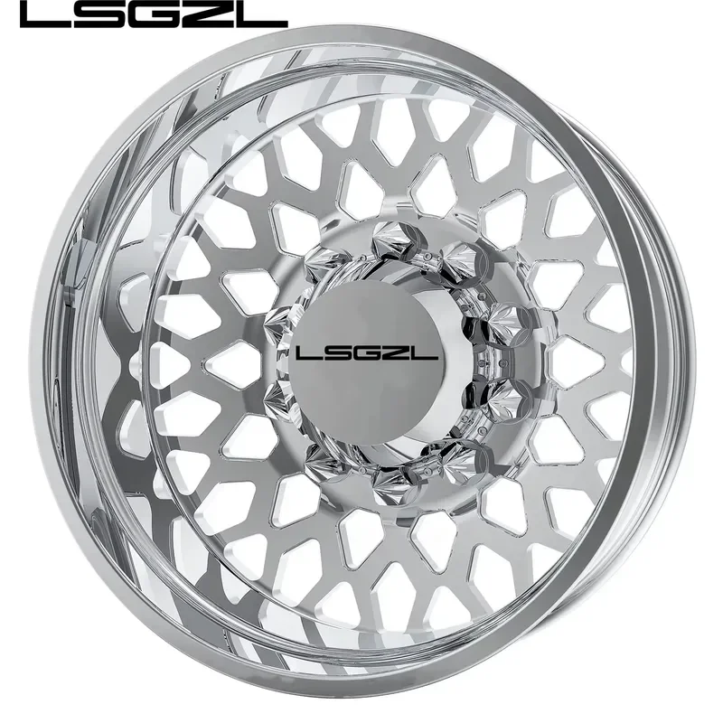 i LSGZL 20*8.25 22*8.25 24*8.25 26*8.25 30*8.25 Polish 8x200 Dually Wheels Et132 145 156 168 Dually Truck Wheels for chevy 3
