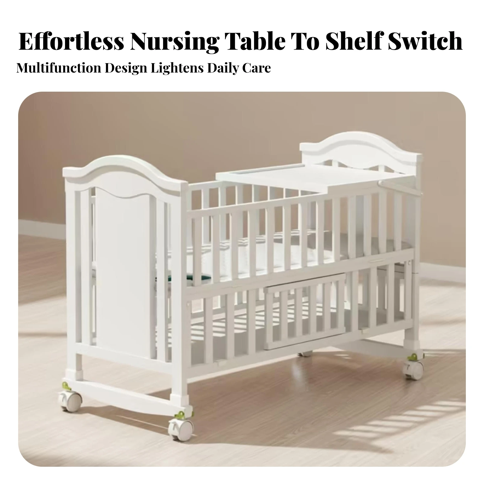 Ahşap Bebek Karyolası Beyaz Te - Baby Nursery Bed incelemesi ve fiyatı