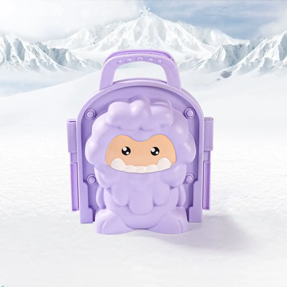 Montessori Ente Schneeball Clip Frühe Bildung Sport Dinosaurier Schneeball Maker Form Bär Doppel Ball Liebe Herz Schnee Ball Maker