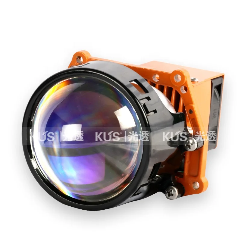 2022 Manufacturer Newest 3 Inch Bi LED Laser Projector Blue Lens Universal Car Headlight High Low Dual Light