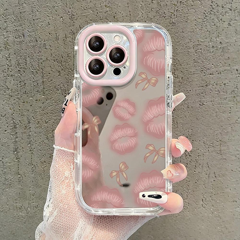Kristall-Apfelmuster Air Cushion Spiegel-Handyhülle für iPhone 17 15 14 16 Pro Max 13 12 11 Pro X XR XS MAX 7 8 Plus 17Air Cover – Detail 6