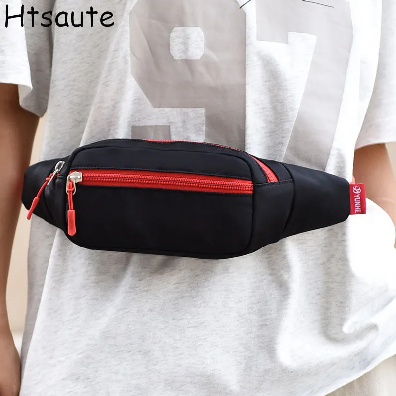 Anti-theft Men Waist Bag Close Fitting Waist Bags Multi-layer Sports Waist Bags Fanny Pack Mobile Phone Waist Pack Sports