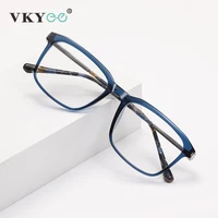 VICKY, nuevas gafas clásicas geométricas simples con diseño de montura cuadrada para hombre, gafas antiluz azul que se pueden personalizar con prescripción LS213